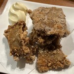 立呑み魚参 - まぐろ竜田揚げ