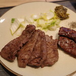 杜の都  太助 - 牛たん・ハラミ焼定食 （とろろ付き）