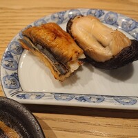 藤鮨 - あなご と しいたけ握り