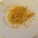 ペレグリーノ - サルデーニャ産のボラのからすみのタリオリーニ 
      