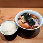 らぁめん鴇 - 特製醤油と半めし