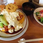 洋食Mogu - ハントンライス　1380円(税込)
