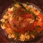 SALONE 2007 - 2014.6.  RINASCITA～再構築 カジキマグロ/パプリカ/クスクス/バジル