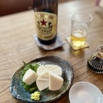 お蕎麦 結 - スタートは赤星と板わさで