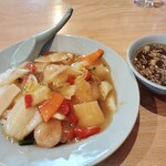 来々軒 - 「蝦仁飯(ｴﾋﾞﾒｼ)」ｽｰﾌﾟ付 850円