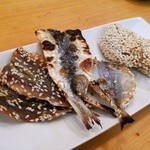 はま秀焼酎茶屋 - アジ味醂、ままかり味醂