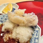 成生 - ④メバル（天つゆとおろしをたっぷりつけて)