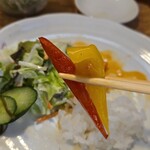 キッチン ブルー グローブ - パプリカのみ