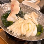 すし おおまさ - カサゴしゃぶしゃぶ