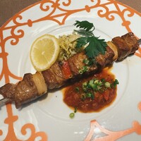 Russian Restaurant ROGOVSKI 銀座 - 仔羊のシャシリク　アジーカソース