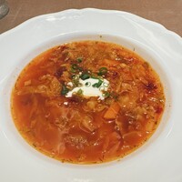Russian Restaurant ROGOVSKI 銀座 - ウクライナ風ボルシチ
