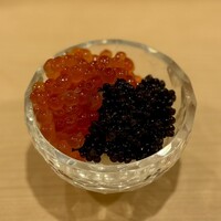 鮨 赤酢 かなやま - イクラキャビア丼