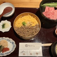 すき焼きと牛まぶし ももしき - 