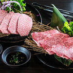 焼肉　萬輝 - 料理写真:焼きしゃぶ2種類