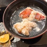 すし おおまさ - 鬼カサゴ頭の潮汁