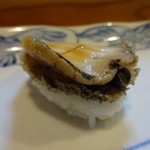 すし兆 - あわび煮貝握り