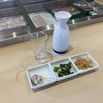 寿司安 - 〆張鶴本醸造一合(冷)