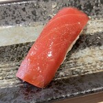 寿司安 - 鮪(大西洋) 煮切り醤油