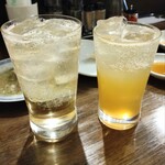 くるみ - 角ハイボール　、にごり杏露酒