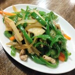 くるみ - ピーマンと豚肉の炒め