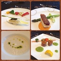 レストランアラスカ フェスティバルタワー - フレンチ
                前菜のお野菜や冷製スープ美味しかった！
                もちろん、メインも♡