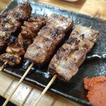 もつ焼でん - アブラ、レバー