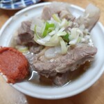 もつ焼でん - 軟骨煮込み