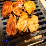 ホルモンハジメ - ミックスホルモン焼き網