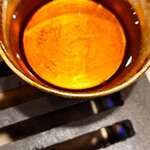 ホルモンハジメ - レバしゃぶの油