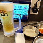 ホルモンハジメ - 生ビール