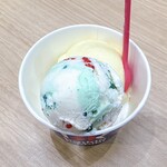 サーティワン エクスペリエンス - ポッピングシャワーとりんごソルベ