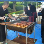 馬事公苑 売店 - ウインナー、うまそー　（2012 愛馬の日）