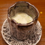 銀座おかもと - 沖縄産もずく 湯葉のすり流し 2014.6.1x