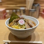 銀座 朧月 - オロチョン味噌1100円＋麺大盛100円