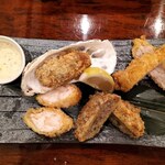 とんかつ小金庵 - かつ（フライ）4種