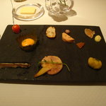 ラール・エ・ラ・マニエール - アミューズ６点盛り。