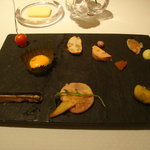 ラール・エ・ラ・マニエール - アミューズ６点盛り。