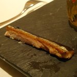 ラール・エ・ラ・マニエール - アミューズ６点盛り「秋刀魚」。
