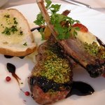 シェフスダ パリの食堂  - ランチセットの「メインの骨付き子羊」