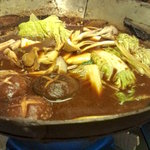 かつ良 - 牡蠣の土手鍋
