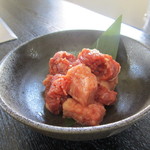 焼肉牛カルビ丼専門店 牛たかやま - 塩サイコロカルビ