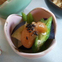 ゆうがた - オクラと茄子