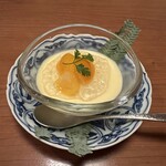 赤坂 きた福 - 金柑のプリン