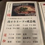 鶏料理ひとりひとり - メニュー