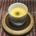 ぬま田 - 下関天然河豚の白子の茶碗蒸し