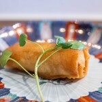 中華ダイニング 一途一心 - 2025.1 雲丹と豆乳の春巻き