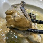 セキレイ - 牡蠣に牡蠣ペーストを付けて