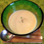 Iwazushi - じゃがいもとポルチーニ茸のスープ