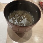 鮨みやもと - 味噌汁