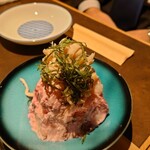 ヤオロズクラフト - 燻製ささみとしば漬けのポテサラ